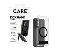 CARE by PanzerGlass CARE by PanzerGlass Urban Explorer coque arrière MagSafe Transparente avec Kickstand Samsung Galaxy S26 Transparent Transparent