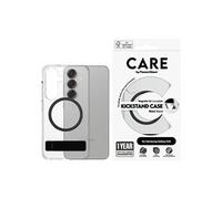 CARE by PanzerGlass - Coque de protection pour téléphone portable - béquille - 100 % de polycarbonate recyclé, polyuréthane thermoplastique (TPU) 100