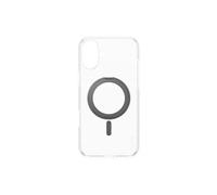 CARE by PanzerGlass - Coque de protection pour téléphone portable - compatibilité avec MagSafe - plastique recyclé - transparent, noir - pour Apple