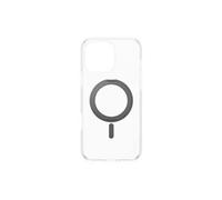 CARE by PanzerGlass - Coque de protection pour téléphone portable - compatibilité avec MagSafe - plastique recyclé - transparent, noir - pour Apple