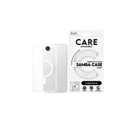 CARE by PanzerGlass - Coque de protection pour téléphone portable - compatibilité avec MagSafe - polyuréthanne thermoplastique (TPU) - blanc,