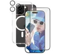 CARE by PanzerGlass - Coque de protection pour téléphone portable - vaisseau amiral - compatibilité avec MagSafe - polyuréthanne thermoplastique (TPU), polycarbonate, revêtement oléophobe, polyéthylèn