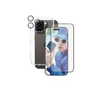 PanzerGlass CARE by ® Panzerglas 3-in-1 Protection Coque arrière Apple iPhone 16 Pro transparent résistant aux chocs B1354+2862+1286