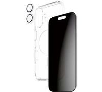 PanzerGlass Pack de protection 3-en-1 CARE – Vie privée, MagSafe, polycarbonate+TPU – iPhone 17