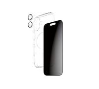 PanzerGlass Pack de protection 3-en-1 CARE – Vie privée, MagSafe, polycarbonate+TPU – iPhone 17