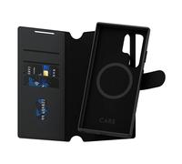 CARE by PanzerGlass CARE by PanzerGlass Étui de télephone portefeuille Tango 2 en 1 avec MagSafe Samsung Galaxy S24 Ultra Black Noir