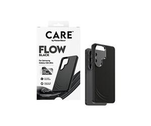 CARE by PanzerGlass Flow - Coque de protection pour téléphone portable - Qi - silicone, polycarbonate (PC) - noir - pour Samsung Galaxy S26 Ultra