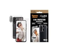 CARE by PanzerGlass - Pack de protection 3 en 1 - boîtier de protection coque de protection pour téléphone portable - robuste - vaisseau amiral -