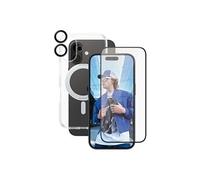 CARE by PanzerGlass - Pack de protection 3 en 1 - coque de protection pour téléphone portable - céramique - compatibilité avec MagSafe -