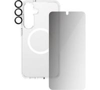 CARE by - Pack de protection 3 en 1 - coque de protection pour téléphone portable - vaisseau amiral - 100 % de polycarbonate recyclé, polyuréthane