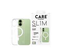 CARE by PanzerGlass SL1M - Coque de protection pour téléphone portable - compatibilité avec MagSafe - polycarbonate (PC) - transparent - pour Apple
