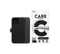 CARE by PanzerGlass – Étui portefeuille Tango – 2-en-1, compatible MagSafe – iPhone 16 Pro Max Noir