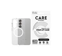CARE by Urban Combat - Coque de protection pour téléphone portable - polyuréthanne thermoplastique (TPU), polycarbonate - blanc, étoile illuminée -