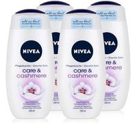 Care & Cashmere Lot De 4 Gels Douche Crème 250 Ml