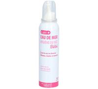 CARE+ Eau de mer Hygiène du nez Bébé dès 3 mois - 125 ml Gouttes Nasales