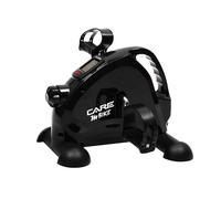 Care Fitness - Mini Pédalier - M Bike - Care - Format Ergonomique - Compact 3,5 Kg - Intensité Réglable - Écran Numérique - Pédales Antidérapantes - Sangles Incluses pour Plus de Stabilité