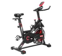CARE FITNESS - Vélo de Biking- Racing 470-475 - Pédales Crantées et Sanglées - Confortable et Silencieux - Selle et Guidon de Triathlon Réglables