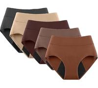 Care. Le sous-vêtement anti-fuite Urinaire (Pack de 5)(Earthy Elegance,4XL)