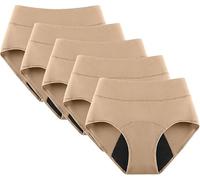 Care. Le sous-vêtement anti-fuite Urinaire (Pack de 5)(Golden Sand,XL)