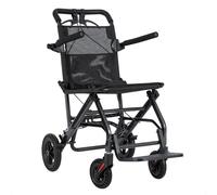 Care Parents Fauteuil Roulant de Transfert Pliable et Ultra-Léger (6,3 kg) - En Aluminium, Compact pour Voyage - Freins Tierce Personne et Ceinture - Assise 40 cm, Jusqu'à 100 kg (CP-A188)