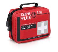 Care Plus Trousse de Secours Compacte, 1 ou 2 Personnes, Pour la Maison et les Voyages, 38 Articles, Rouge, Taille unique