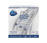 CARE + PROTECT 3 en 1 Détartrant, Dégraissant, désinfectant, 12 sachets