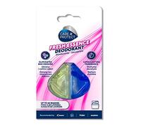 CARE + PROTECT Essence Fresca Désodorisant Lave-vaisselle, 60 lavages | Élimine les Mauvaises Odeurs, Parfum Durable, Universel, Coque Facile à Suspendre au Panier, Recommandé Candy/Haier