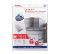 CARE+PROTECT Filtre de Hotte Aspirante - Universel - Anti-Graisse - Capacité d'Absorption Très Elevée Avec Indicateur de Saturation - Découpable sur Mesure - 47 x 97 cm