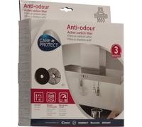 CARE + PROTECT Filtres à Charbon Actif Anti-Odeur Compatibles (180x40mm, 180gr, Type 185)