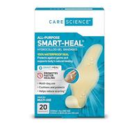 Care Science Pansements en gel hydrocolloïde de guérison rapide, 20 ct, joint étanche à 100 % favorise une guérison jusqu'à 2 fois plus rapide, réduit les cicatrices, pour le soin des plaies ou les