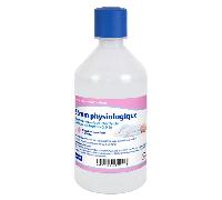 Care + Sérum physiologique, flacon avec capsule Safety+ 500ML