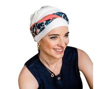 Carebell Elegance Orsay Bonnet oncologique en bambou pour chimiothérapie alopécie, blanc ivoire, Taille Unique
