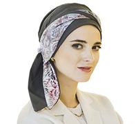 CAREBELL Foulard Smooth Casablanca pour la chimiothérapie et la perte de cheveux, kaki, Taille Unique