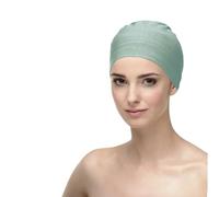 CAREBELL Natalia Bambou · Bonnet de sommeil oncologique et perte de cheveux, Aigue-marine 22, Taille Unique