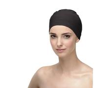 Carebell Natalia Bambou · Bonnet de sommeil oncologique et perte de cheveux, Noir 69, Taille Unique