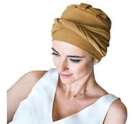 CAREBELL Turban Basique Confort Coton, Camel 55, Taille Unique