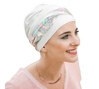 CAREBELL Turban oncologique Elegance Marbella / Protection contre l'alopécie / Idéal pour la chimiothérapie / Tissu en bambou / Confortable et respirant / Pose facile