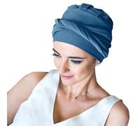CAREBELL - Turban oncologique pour chimiothérapie. Idéal pour les patients souffrant de perte de cheveux. Protection contre l'alopécie. Design confort en acier. Confortable et respirant. Tissu en
