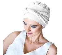 CAREBELL - Turban oncologique pour chimiothérapie. Idéal pour les patients souffrant de perte de cheveux. Protection contre l'alopécie. Design confort en acier. Confortable et respirant. Tissu en