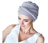CAREBELL - Turban oncologique pour chimiothérapie. Idéal pour les patients souffrant de perte de cheveux. Protection contre l'alopécie. Design confort en acier. Confortable et respirant. Tissu en