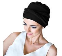 CAREBELL - Turban oncologique pour chimiothérapie. Idéal pour les patients souffrant de perte de cheveux. Protection contre l'alopécie. Design confort en acier. Confortable et respirant. Tissu en