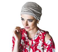 CAREBELL Turbant oncologique et pour alopécie MAR dans plusieurs tons · Tissu en bambou bio headwear, Crème 53, Taille Unique