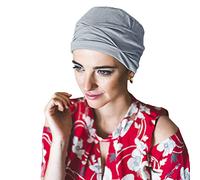 CAREBELL Turbant oncologique et pour alopécie MAR dans plusieurs tons · Tissu en bambou bio headwear, Gris perle 63, Taille Unique