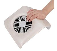 Caredy Aspirateur Ongles - Collecteur d'aspiration de poussière d'ongle, Salon Expert Nail Art Machine Aspirateur-Nail Collecteur de poussière avec Sac de Collecte de poussière(Blanc)