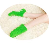 CareforYou Gants de spa en gel adoucissant et hydratant pour soins de la peau - Taille unique (chaussettes, vert)