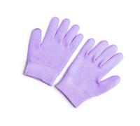 CareforYou Gants de spa en gel adoucissant et hydratant pour soins de la peau - Taille unique (gants, violet)
