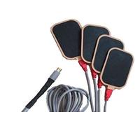 CareforYou Lot de 4 tampons de massage bioélectrique DDS à base d'acide pour massage électrique