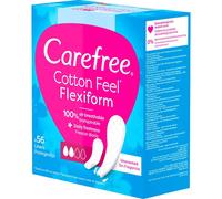 Carefree Carefree Flexiform Protecteur Cotton Sans Parfum 56uts