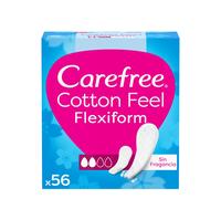 CAREFREE CAREFREE FLEXIFORM protector cotton sin fragancia 56 u