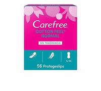Carefree Coton Salvaslip Sans Parfum, 1 Paquet de 56 Protegeslips